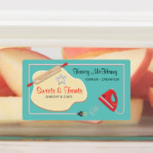 ベーカリークッキービジネステッカー ラベル (貼付)