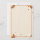 ベーカリーグランドオープニング招待状テンプレート シーズンカード (裏面)