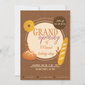 ベーカリーグランドオープニング招待⭐⭐⭐⭐⭐(8.13k) 招待状 (正面)