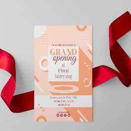 ベーカリーグランドオープニング招待⭐⭐⭐⭐⭐(8.13k) 招待状