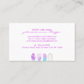 ベーカリーグリッツケーキ装飾ホーム作り 名刺 (裏面)