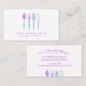 ベーカリーグリッツケーキ装飾ホーム作り 名刺 (正面/裏面)