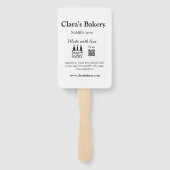 ベーカリーケーキに愛q rで作った具材を加える ハンドファン (裏面)