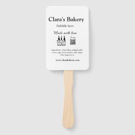 ベーカリーケーキに愛q rで作った具材を加える ハンドファン