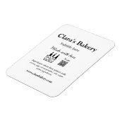 ベーカリーケーキに愛q rで作った具材を加える マグネット (左側)