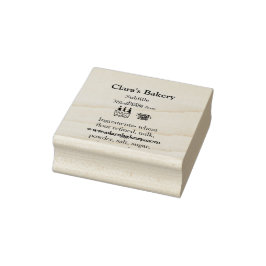 ベーカリーケーキに愛q rで作った具材を加える ラバースタンプ