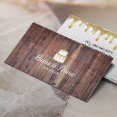 ベーカリーケーキカップケーキデザートウ素朴ンド 名刺