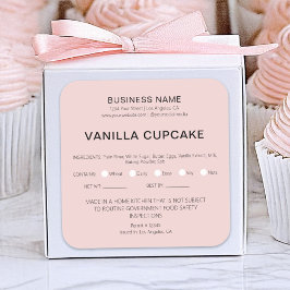 ベーカリーケーキホーム法律的食品使用許諾 スクエアシール