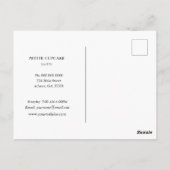 ベーカリーケーキミキサー私たちはオープンプロモーション ポストカード (裏面)