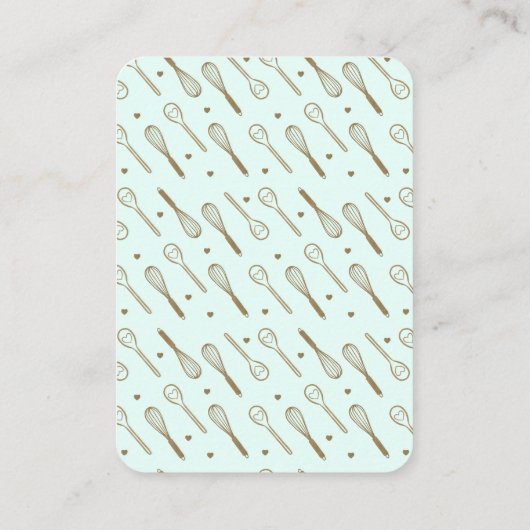 ベーカリーケーキロゴご購入ありがとうございます エンクロージャーカード (裏面)