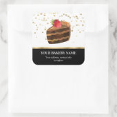 ベーカリーケーキ紙吹雪 スクエアシール (バッグ)