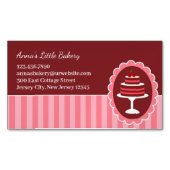 ベーカリーケーキ マグネット名刺 (正面)