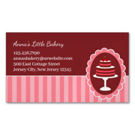 ベーカリーケーキ マグネット名刺