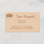 ベーカリーケータリング焼いたグッズ調理師 名刺 (正面)