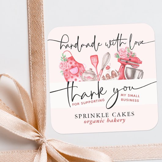 ベーカリーサンキューユークラシック スクエアシール