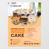 ベーカリーサービスウィンドウの固定 ウィンドウサイン (シート)