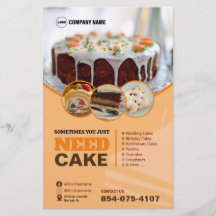 ベーカリーサービスカスタムチラシ