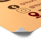 ベーカリーサービスカスタムポスター ポスター (角)