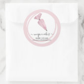 ベーカリーショップピンクサークルペストリー ラウンドシール (バッグ)