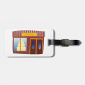 ベーカリーショップフロントケーキ店 ラゲッジタグ (裏面横)