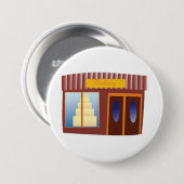 ベーカリーショップフロントケーキ店 缶バッジ (正面&裏面)