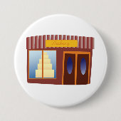 ベーカリーショップフロントケーキ店 缶バッジ (正面)