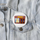 ベーカリーショップフロントケーキ店 缶バッジ (インサイチュ)