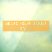 ベーカリーショップブレッド焼いたフレッシュ毎日の透明 ウィンドウサイン (シート3)