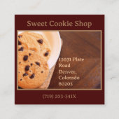 ベーカリーショップベイカークッキー スクエア名刺 (正面)