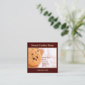 ベーカリーショップベイカークッキー スクエア名刺 (スタンド正面)