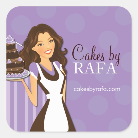 ベーカリーシール スクエアシール (正面)