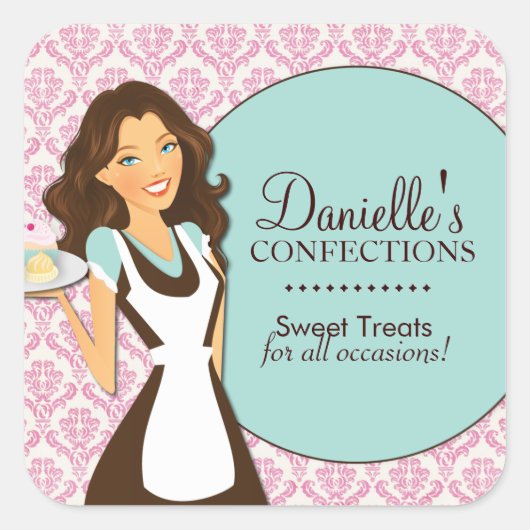 ベーカリーシール スクエアシール (正面)