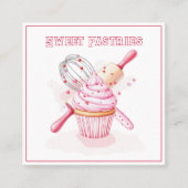 ベーカリースイートペストリーズ名刺 スクエア名刺 (正面)