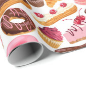 ベーカリースイート包装紙 ラッピングペーパー (ロールコーナー)