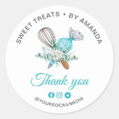 ベーカリースウィートサンキュー ラウンドシール (正面)
