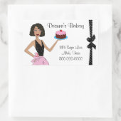 ベーカリーステッカーとDIVAtude 長方形シール (バッグ)