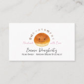 ベーカリースマイルパンかわいいかわいい水の色素朴 名刺 (正面)