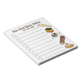 ベーカリーゼプイタリアンポールカノリティラミスビスコティ ノートパッド (アングル)