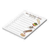 ベーカリーゼプイタリアンポールカノリティラミスビスコティ ノートパッド (回転)