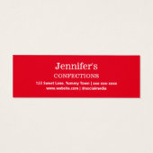 ベーカリーチョコレートケーキロイヤリティクーポンカード (裏面)