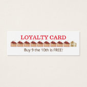 ベーカリーチョコレートケーキロイヤリティクーポンカード (正面)