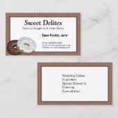 ベーカリーデザート名刺 名刺 (正面/裏面)