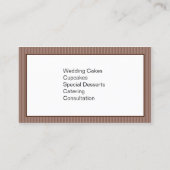 ベーカリーデザート名刺 名刺 (裏面)