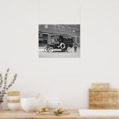 ベーカリーデリバリートラック， 1923.ヴィンテージ写真 ポスター (キッチン)