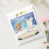 ベーカリーバッグクリスマスクッキーパーソナライズされたミルク フェイバーバッグ (封をした状態)