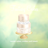 ベーカリーバラ金ゴールドホワイトスクリプト ウィンドウサイン (シート3)