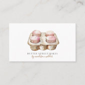 ベーカリーパティシシェフウォーターカラーベイカー 名刺 (正面)