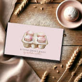 ベーカリーパティシシェフウォーターカラーベイカー 名刺