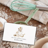 ベーカリーパティシシェフウォーターカラー 名刺