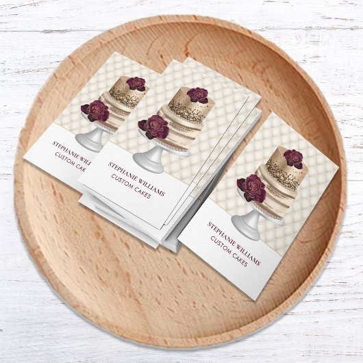 ベーカリーパティシシェフカスタムケーキ 名刺